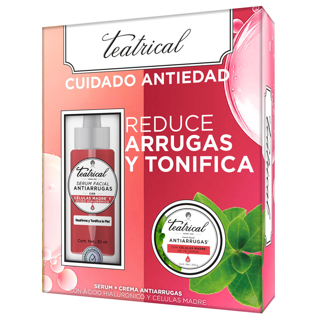 Pack Teatrical Serum 30Ml + Crema Antiarrugas 100Gr, , large image number 2