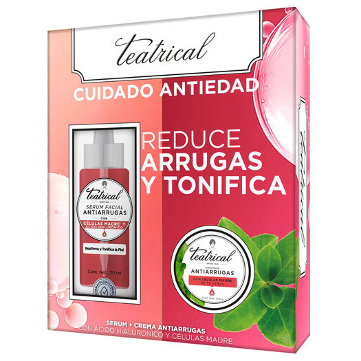 Pack Teatrical Serum 30Ml + Crema Antiarrugas 100Gr, , large image number 2