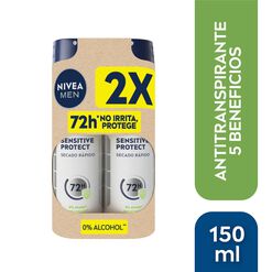 Desodorante Nivea Spray Men Sensitive 150 mL