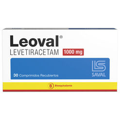 Leoval 1000 mg Caja 30 Comprimidos