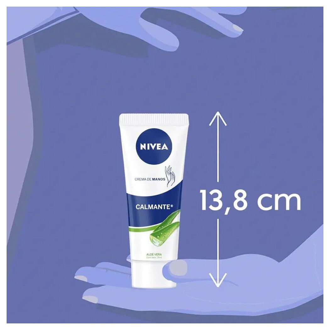Crema Manos Aloe Vera Nivea 75mL, , large image number 3
