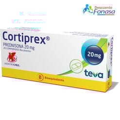 Cortiprex 20 mg x 20 Comprimidos Recubiertos