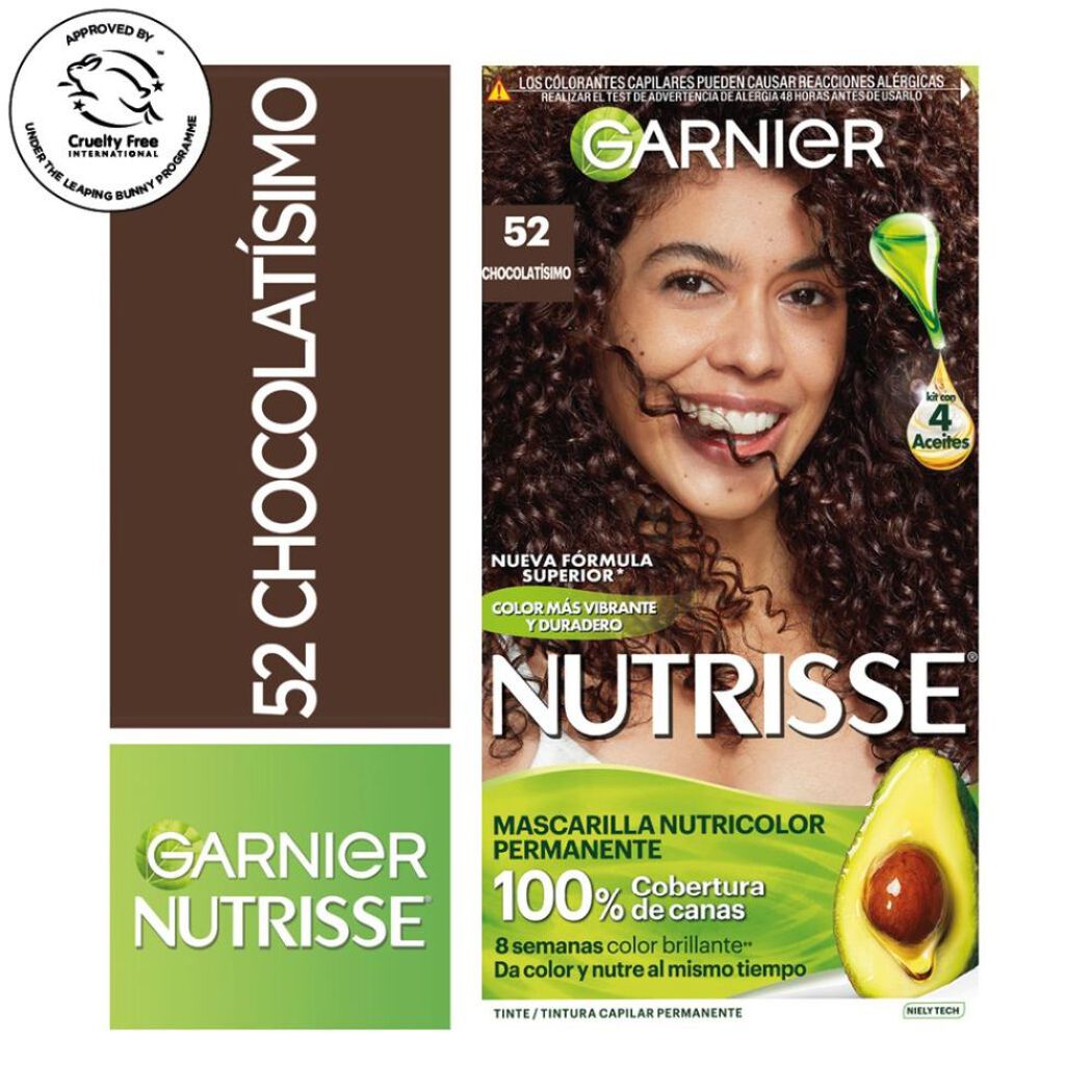 Coloración Garnier Nutrisse 52 Chocolatísimo, , large image number 0