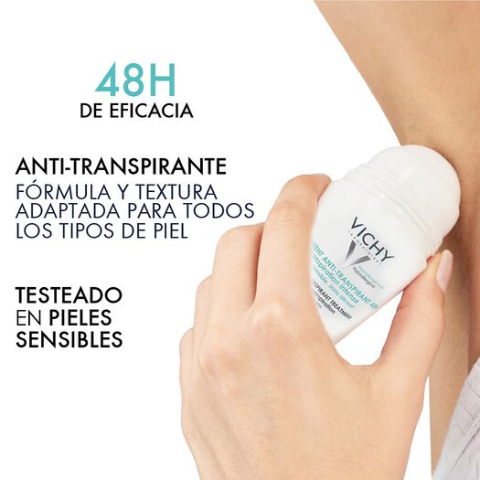 Desodorante Anti-Transpirante Roll On 48h Dermo-Tolerance 50 Ml, , large image number 3