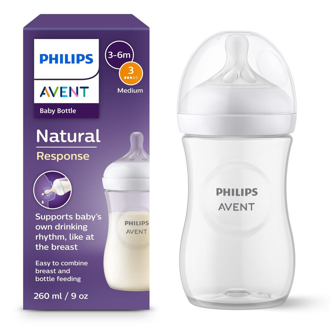 Mamadera Avent Natural 260 mL, , large image number 0