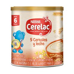 Cereal Cerelac 5 Cereales Etapa 2 400 g