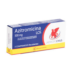 Azitromicina 500 mg Caja 3 Comprimidos
