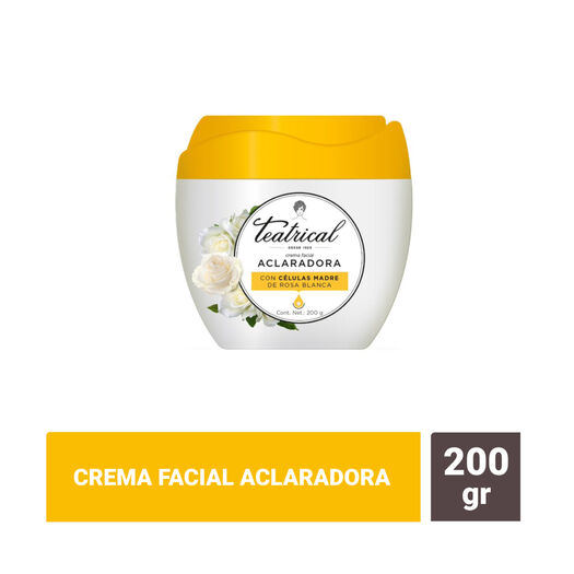 Teatrical Crema Facial Aclaradora 200 G, , large image number 0