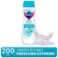 Jabón Líquido Íntimo Nosotras Frescura Extrema Hierbabuena 150 mL