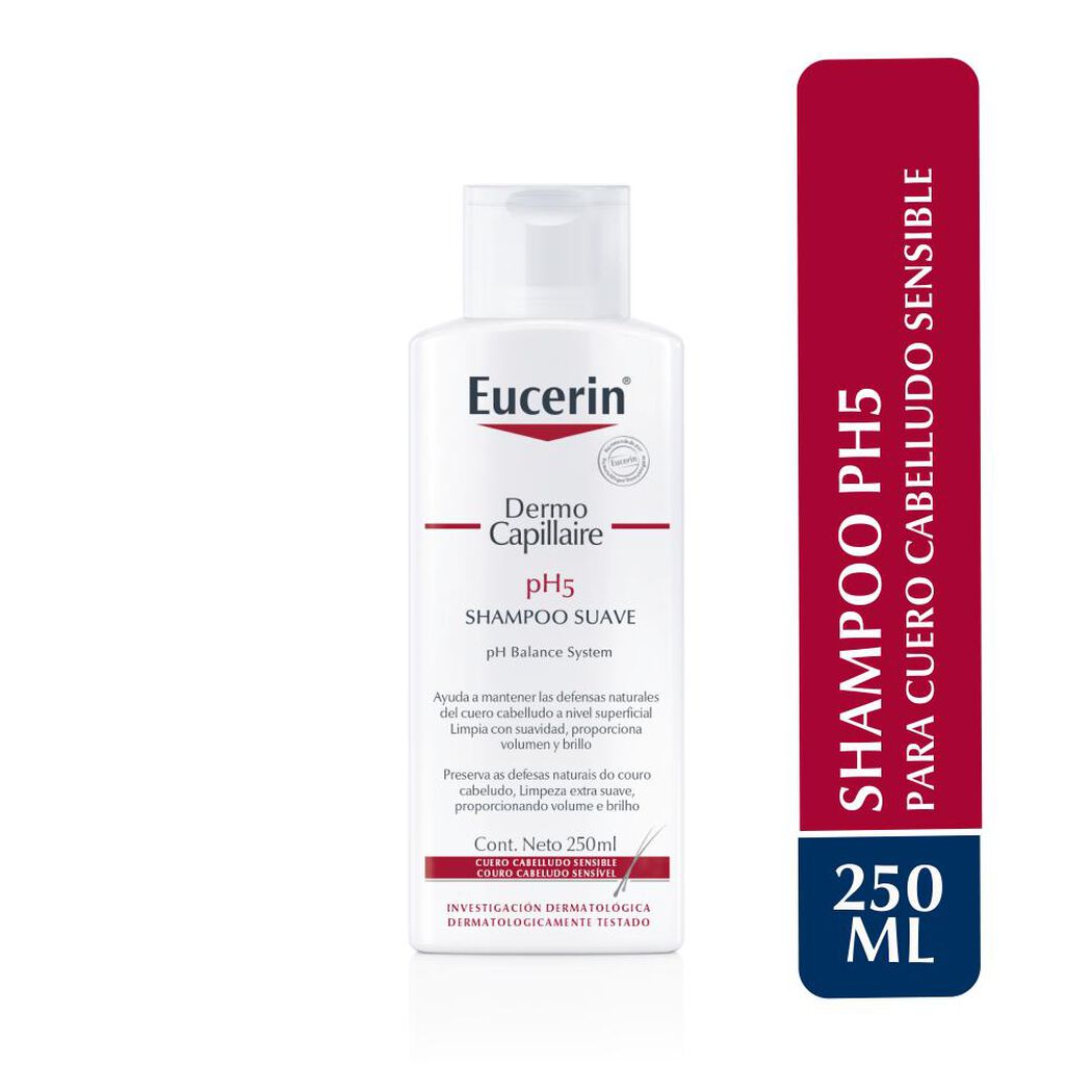 Shampoo Eucerin Dermo Capillaire Ph5 250 mL, , large image number 0