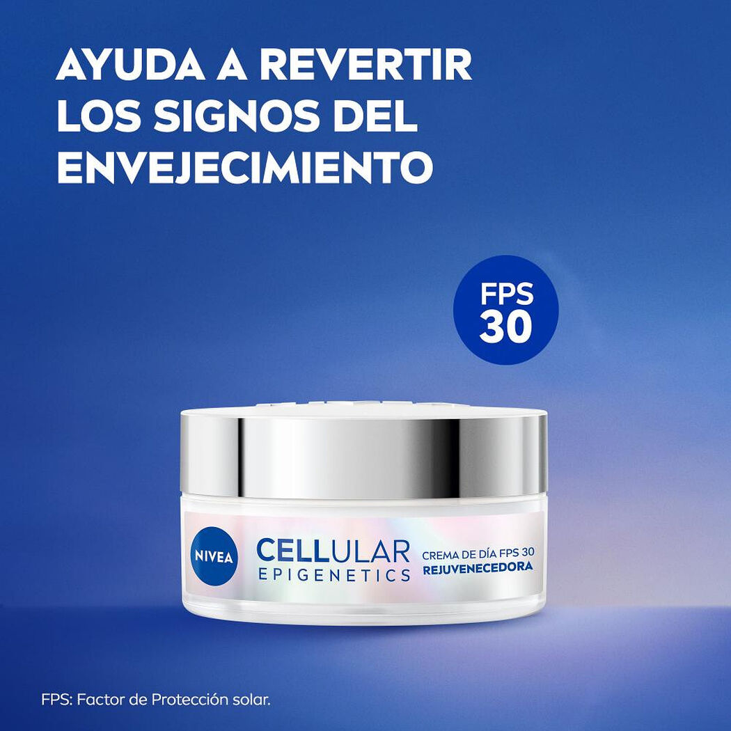 NIVEA Face Care Epigenetic Crema Dia Rejuvenecedora FPS 30 50ml, , large image number 1