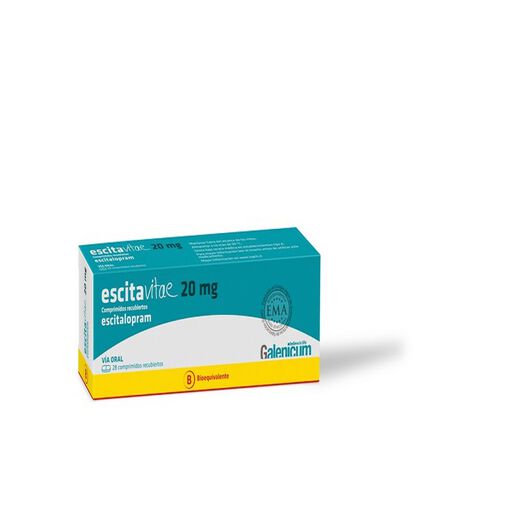 Escitavitae 20 mg x 28 Comprimidos Recubiertos, , large image number 0
