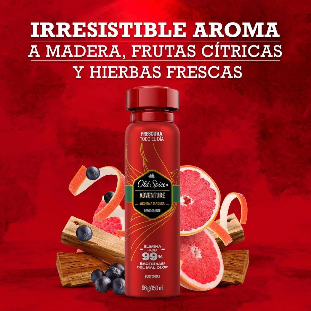 Desodorante Spray Old Spice Adventure 96Gr, , large image number 3