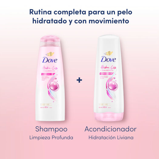 Acondicionador Dove Hidra Liso Hialurónico 400 mL, , large image number 3