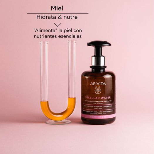 Agua Micelar Limpiadora 300ml Apivita, , large image number 4