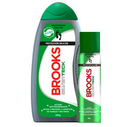 Talco Desosdorante Brooks 220 g + Talco 45 g