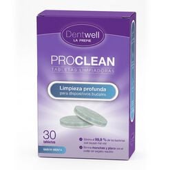 Dentwell Proclean Tabletas Limpiadoras de Aparatos Dentales