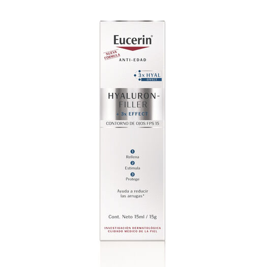 Contorno de Ojos Antiarrugas Eucerin Hyaluron-FILLER  15 ML, , large image number 1