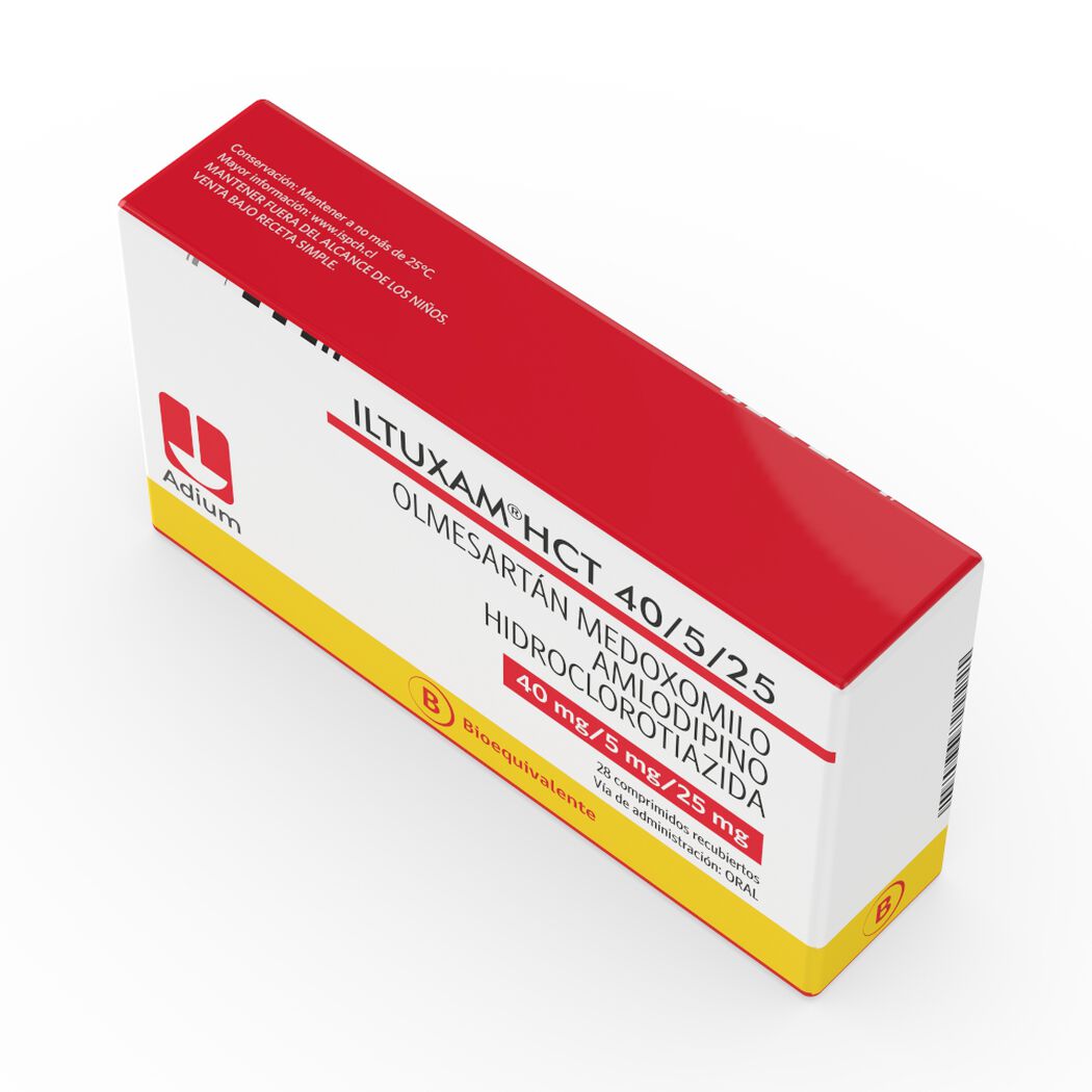 ILTUXAM HCT 40/5/25, 28 comprimidos, , large image number 2