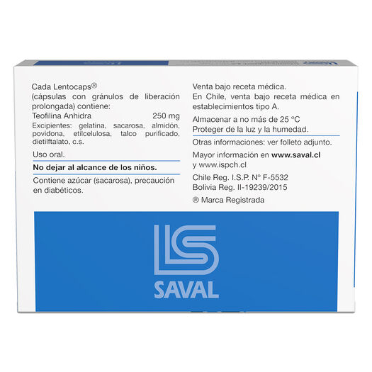 Elixine 250 mg x 20 Capsulas Con Granulos De Liberacion Prolongada, , large image number 1