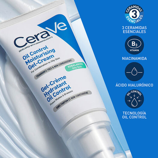 CeraVe Oil Control gel-crema hidratante 52 ml, , large image number 3