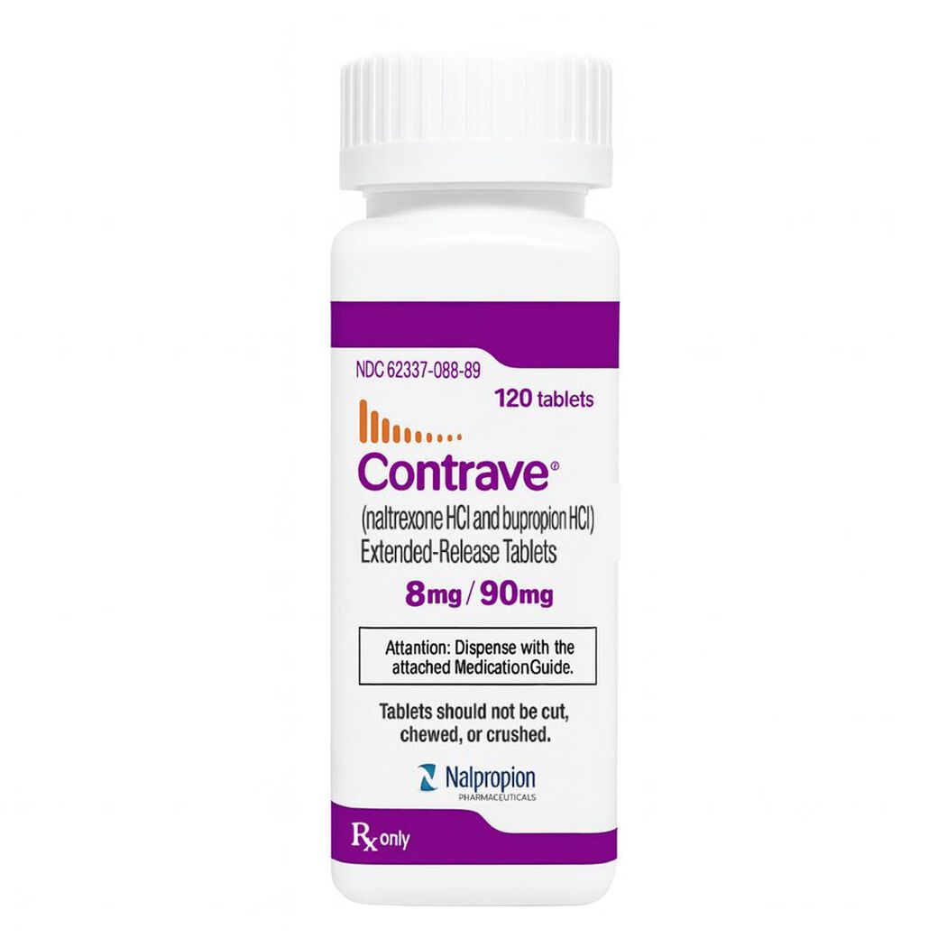 Contrave 8 mg/90 mg x 120 Comprimidos Recubiertos de Liberación Prolongada, , large image number 0