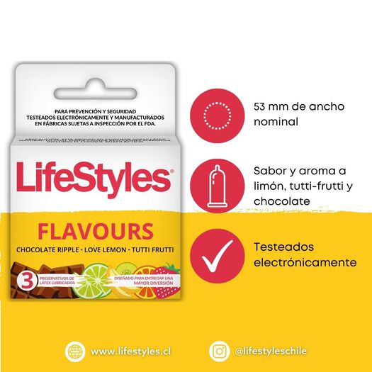 Lifestyles Sabores x 3 Unidades, , large image number 1