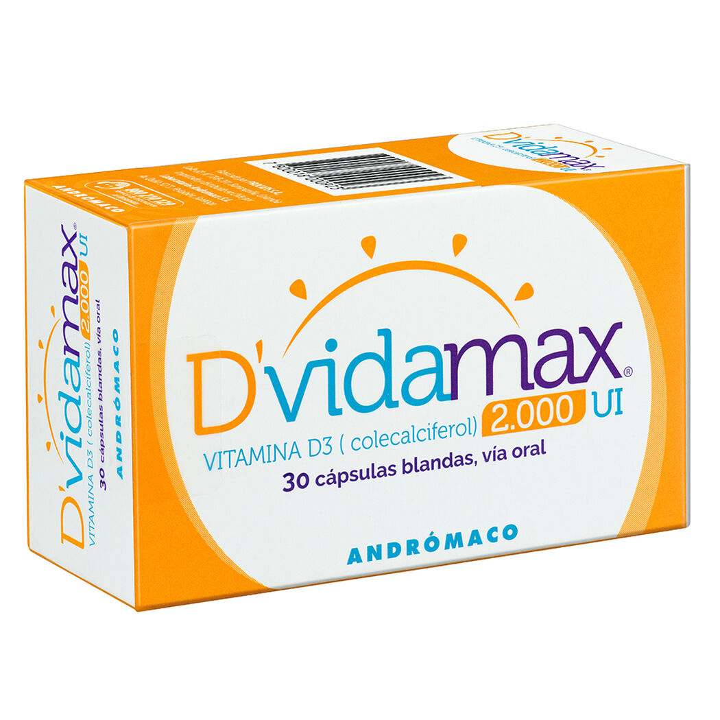 Dvida Max 2000 UI x 30 Cápsulas Blandas, , large image number 0