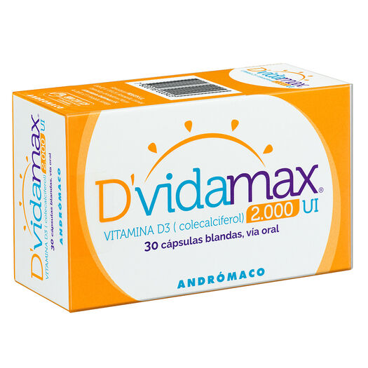Dvida Max 2000 UI x 30 Cápsulas Blandas, , large image number 0