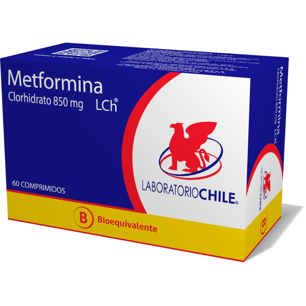 Metformina 850 mg x 60 Comprimidos, , large image number 0