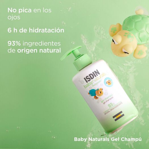 Shampoo Isdin Baby Naturals Gel 400 mL, , large image number 2