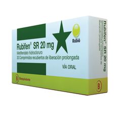 Rubifen Sr 20Mg.Caja 30 Comp.Rec. Lp