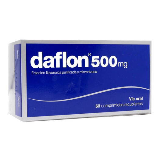 Daflon 500 mg x 60 Comprimidos Recubiertos, , large image number 0