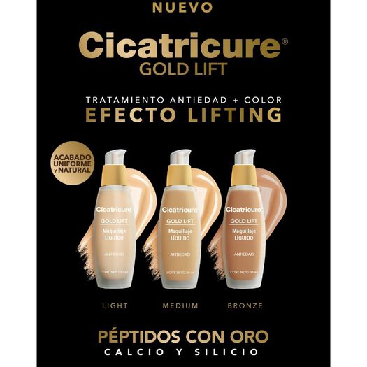 Cicatricure Tratamiento Con Color Gold Lift Claro 30 Ml, , large image number 1