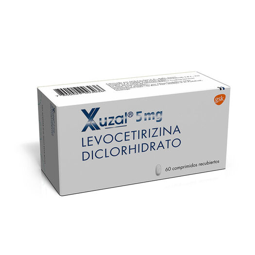 Xuzal 5 mg x 60 Comprimidos Recubiertos, , large image number 0