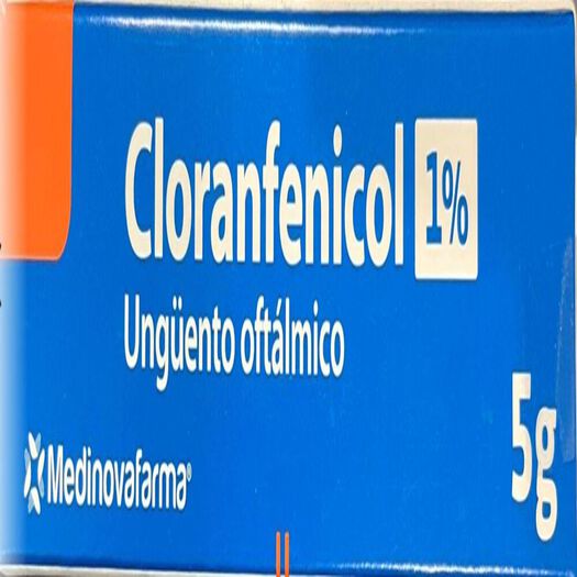 Cloranfenicol 1 % x 5 g Ungüento Oftálmico MEDINOVA FARMA LTDA, , large image number 0