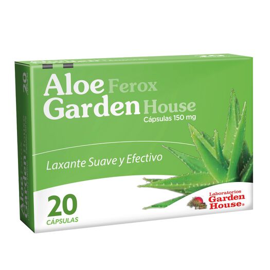 Aloe Ferox 150 mg x 20 Capsulas, , large image number 0