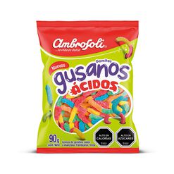Gomitas Ambrosoli Gusanos Acidos 90 Gr