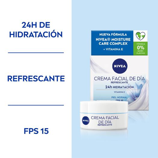 Crema Nivea Facial Día Piel Normal FPS 15 50 mL, , large image number 1