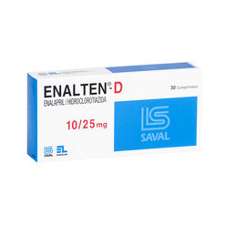 Enalten-D 10 mg/25 mg x 30 Comprimidos