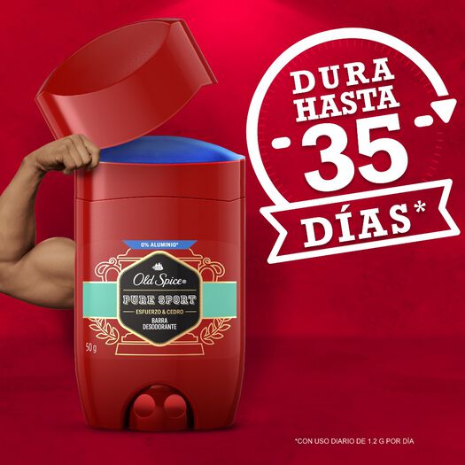 Old Spice Desodorante Barra Pure Sport x 50 g, , large image number 4