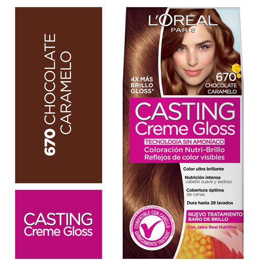 Casting Tintura Creme Gloss Chocolate Caramelo 670 x 1 Unidad, , large image number 0