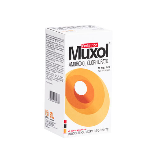 Muxol Pediatrico 15 mg/5 mL x 100 mL Jarabe, , large image number 0