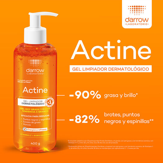 Darrow Actine Gel Limpiador Dermatológico 400G, , large image number 1