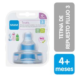 Tetina Mam Repuesto Flujo 3 4+ Meses 1 un