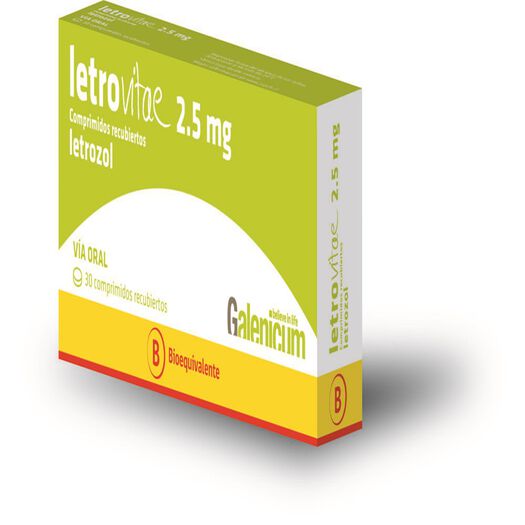 Letrovitae 2.5 mg x 30 Comprimidos Recubiertos, , large image number 0