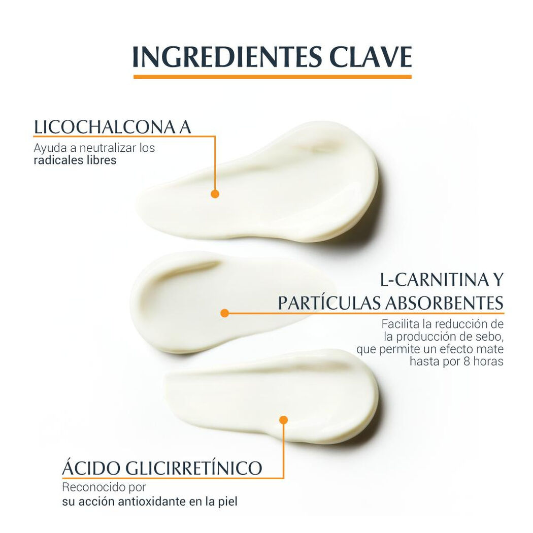 EUCERIN Protector Solar Facial Gel Crema Oil Control FPS50+ 50 mL, , large image number 4