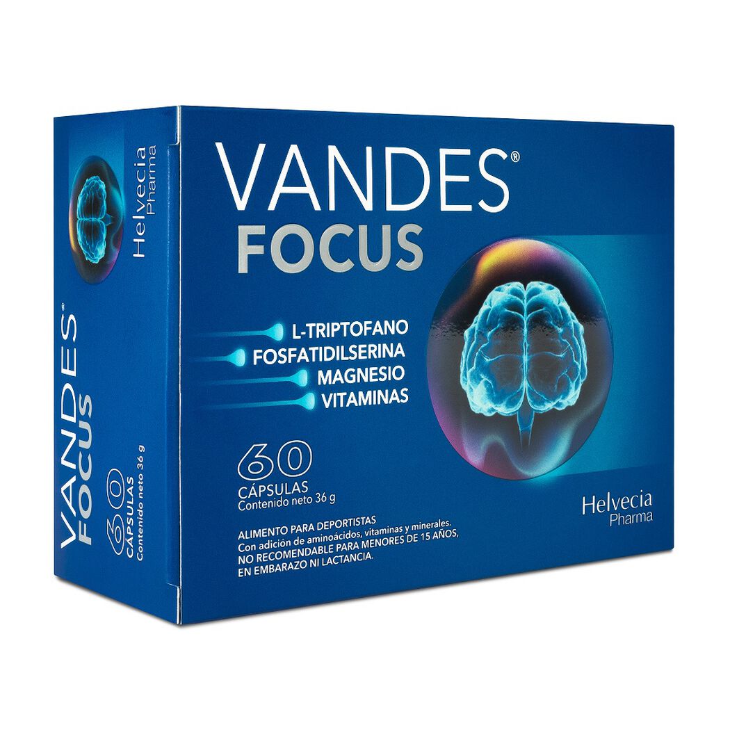 Vandes Focus 60 Cápsulas, , large image number 0