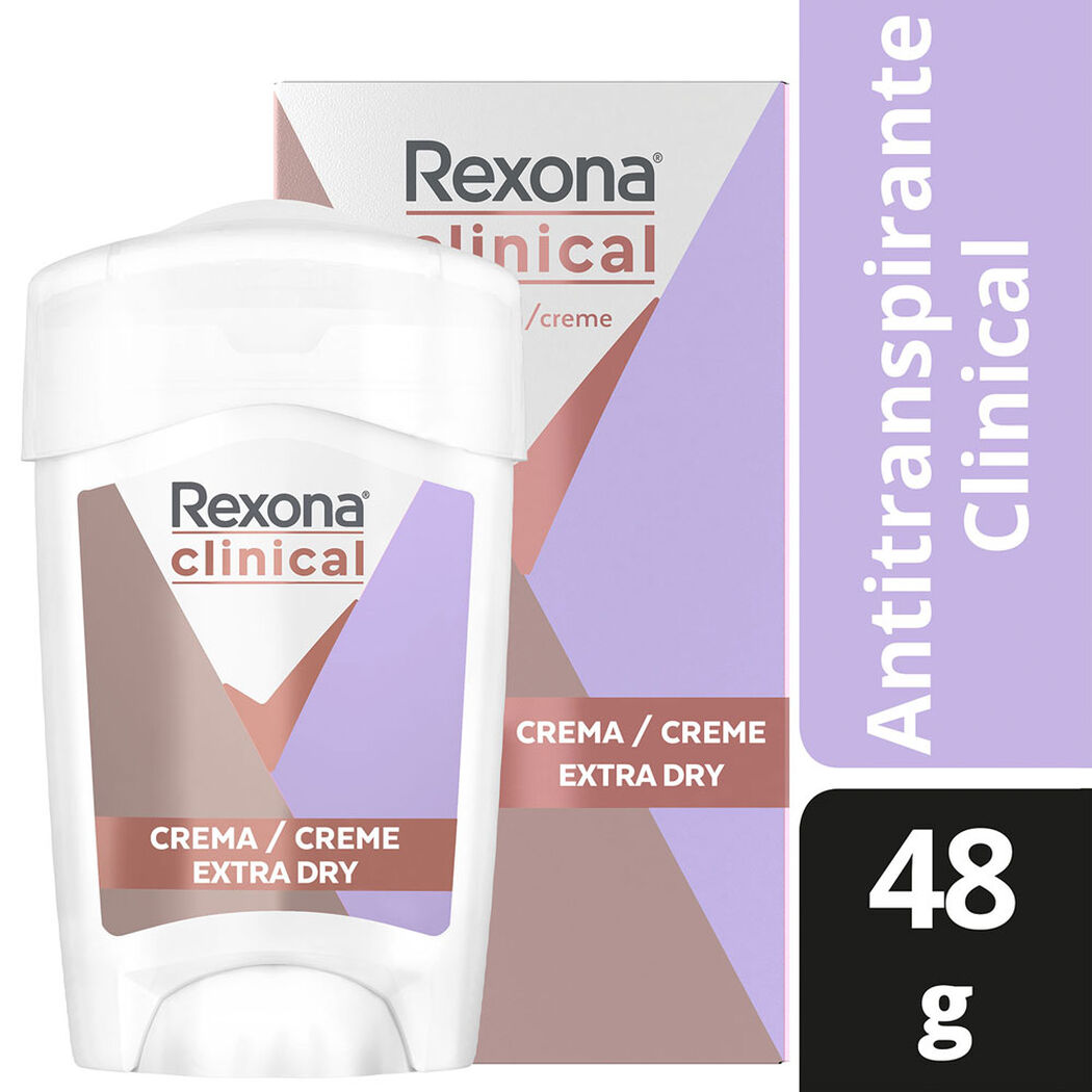 Desosdorante Rexona Clinical Women Barra Extra Dry 48 g, , large image number 0