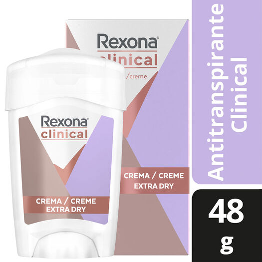 Rexona Clinical Desodorante Crema Extra Dry x 48 g, , large image number 0